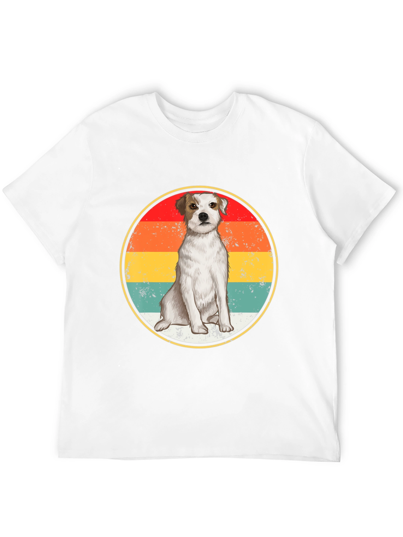 Retro Dog Graphic T-Shirt - Unique Animal Lover Tee