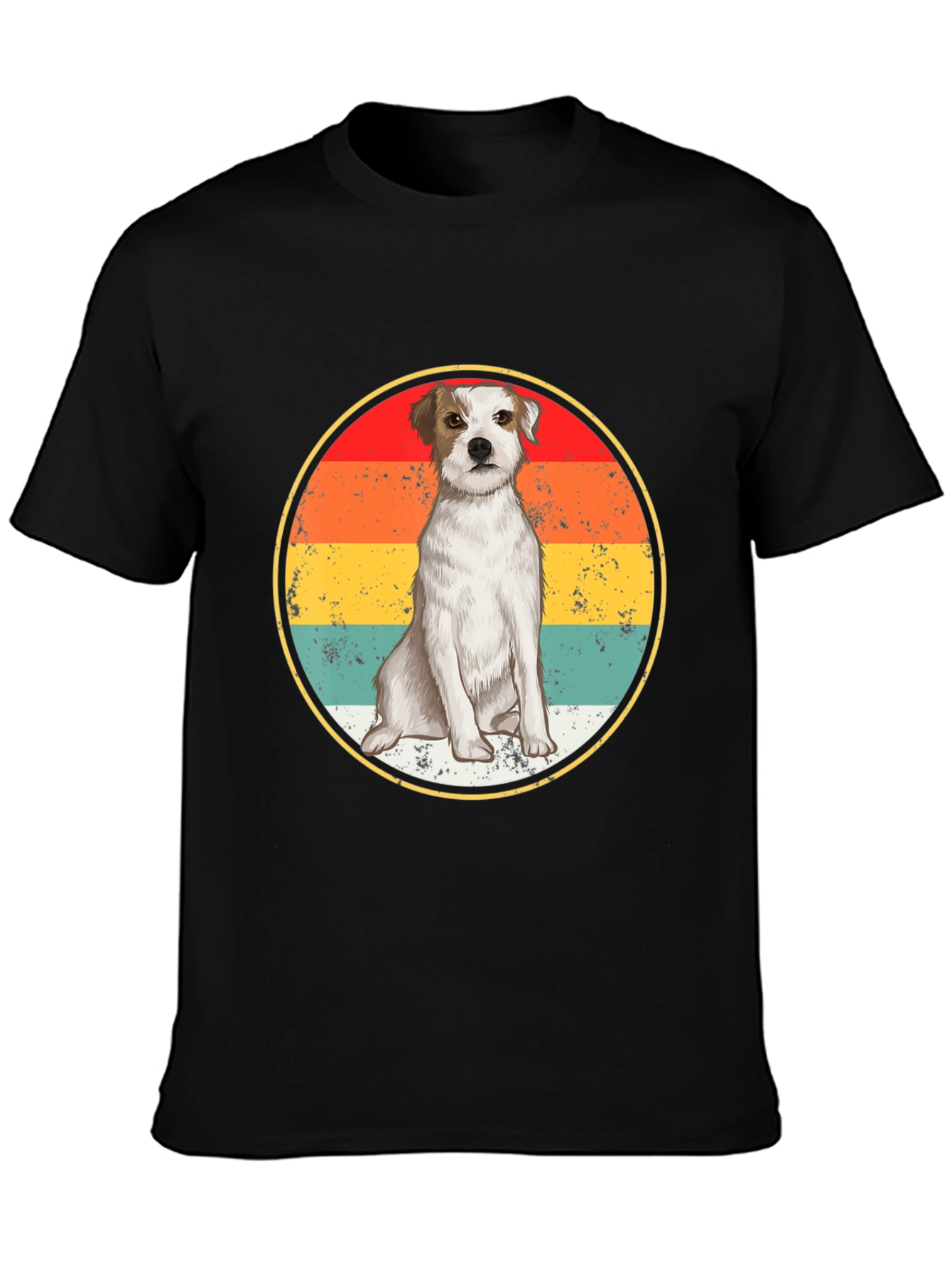 Retro Dog Graphic T-Shirt - Unique Animal Lover Tee