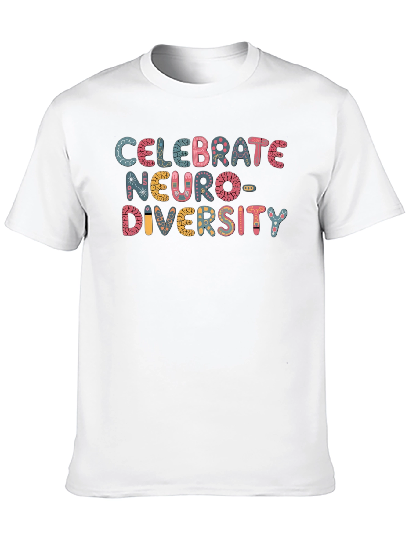 Celebrate Neurodiversity Black T-Shirt