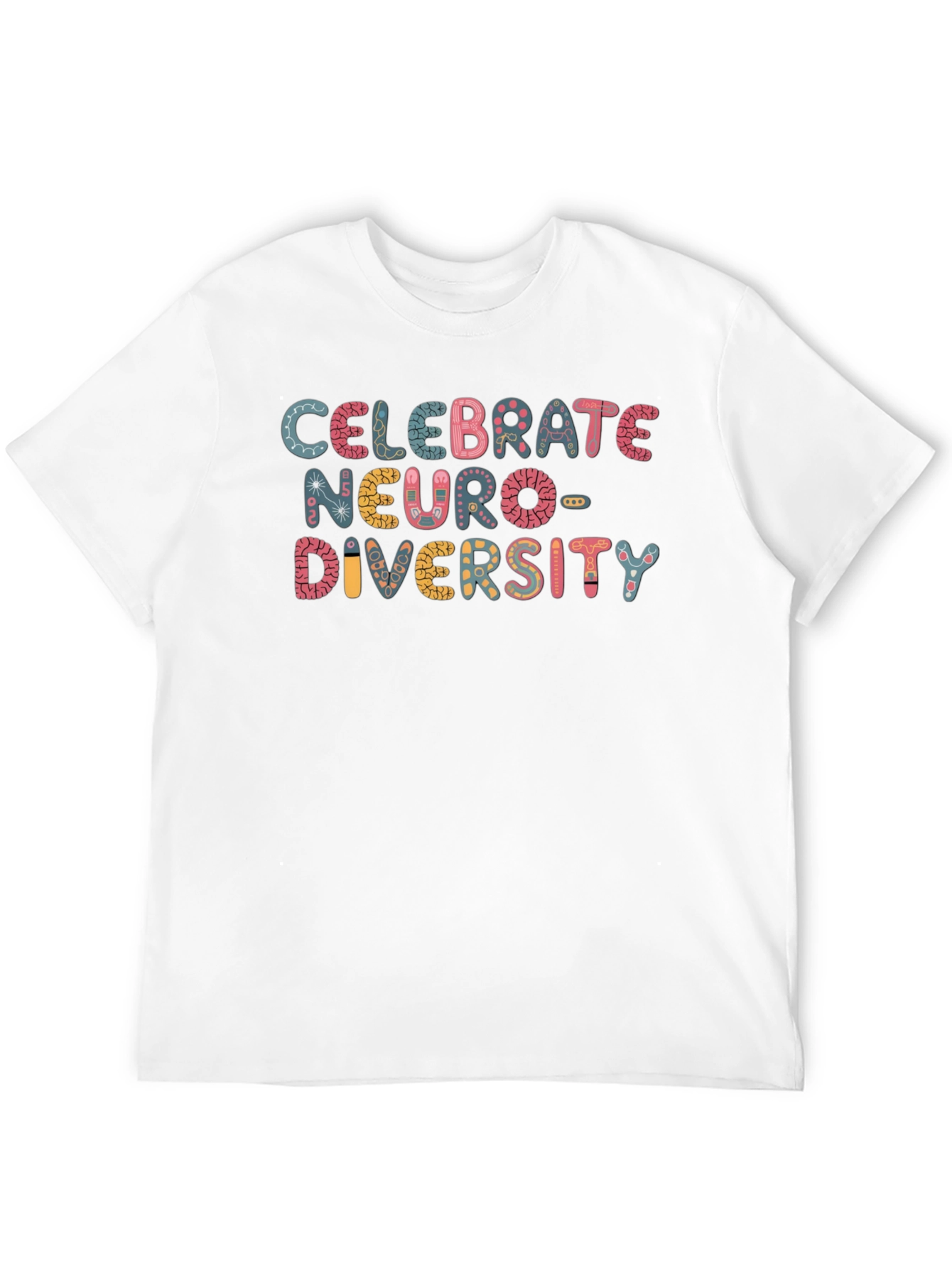 Celebrate Neurodiversity Black T-Shirt
