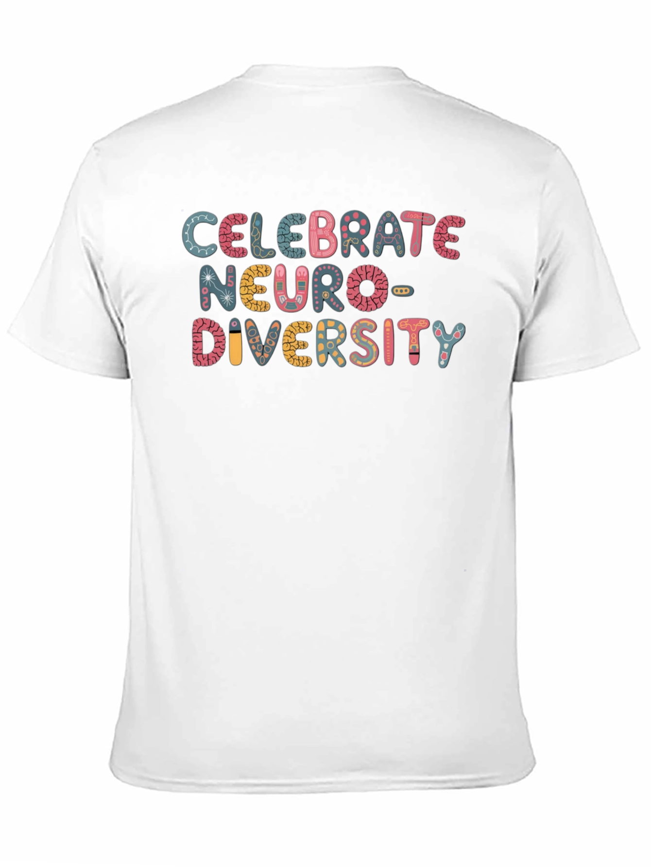 Celebrate Neurodiversity Black T-Shirt
