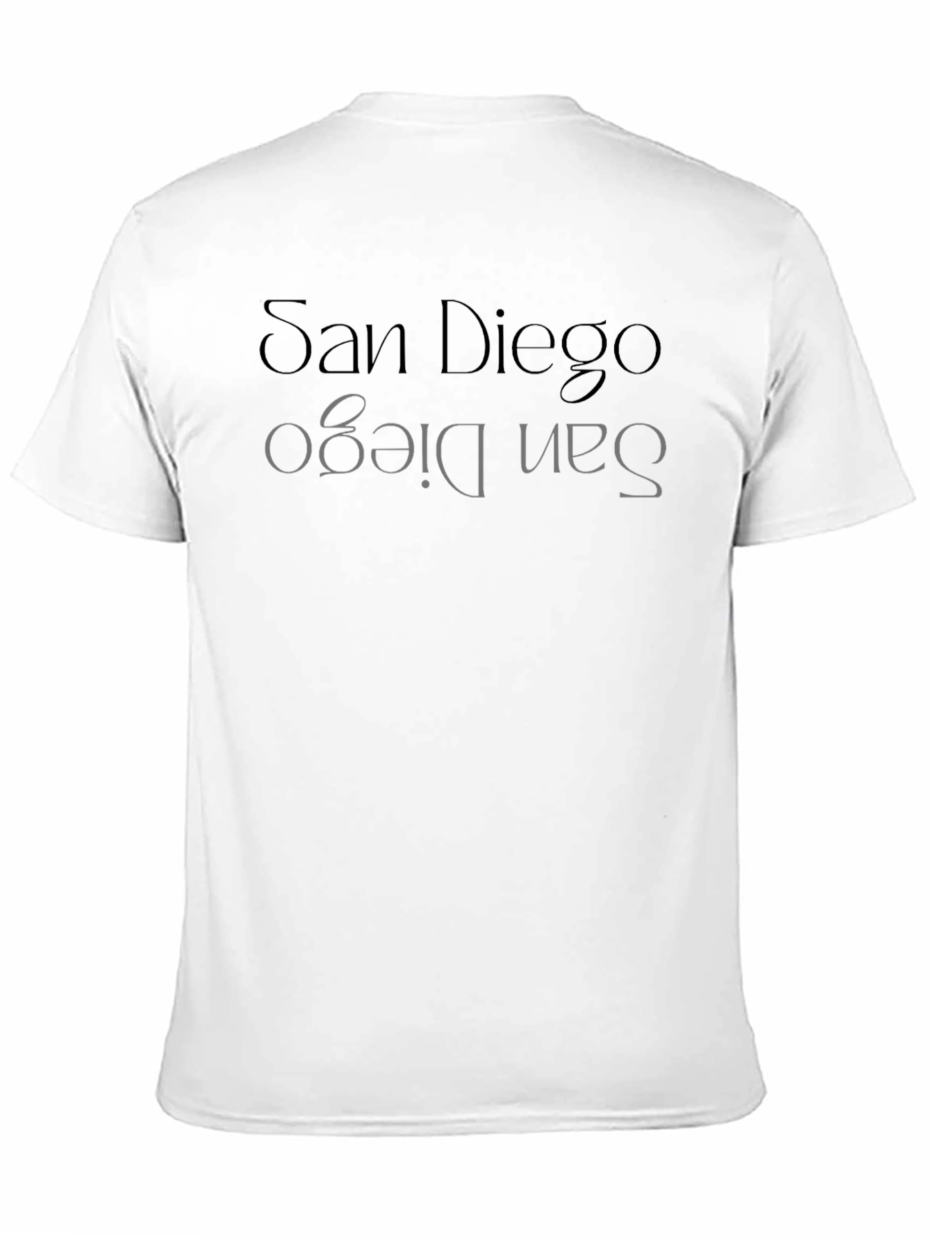 San Diego Mens Black Graphic T-Shirt