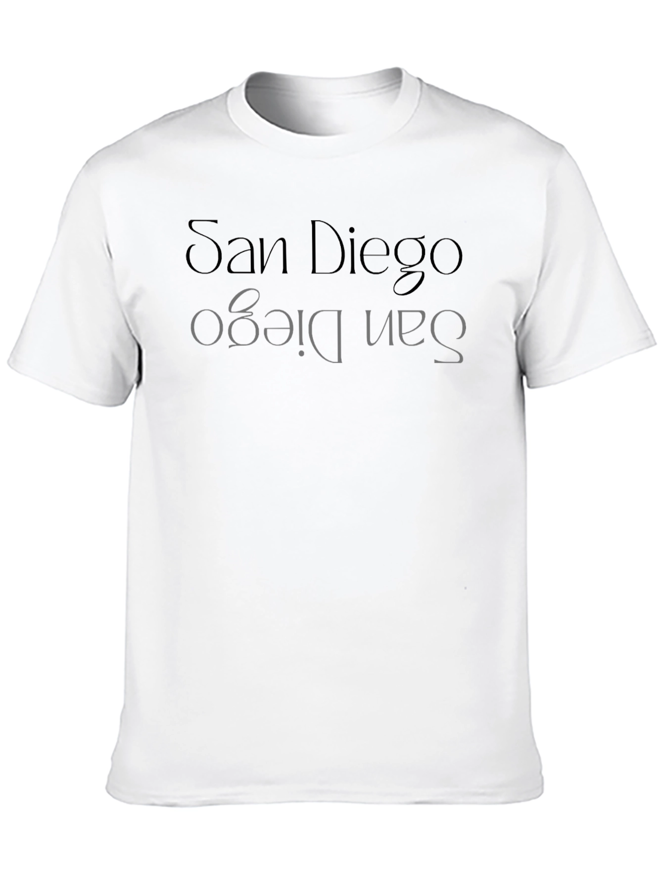 San Diego Mens Black Graphic T-Shirt