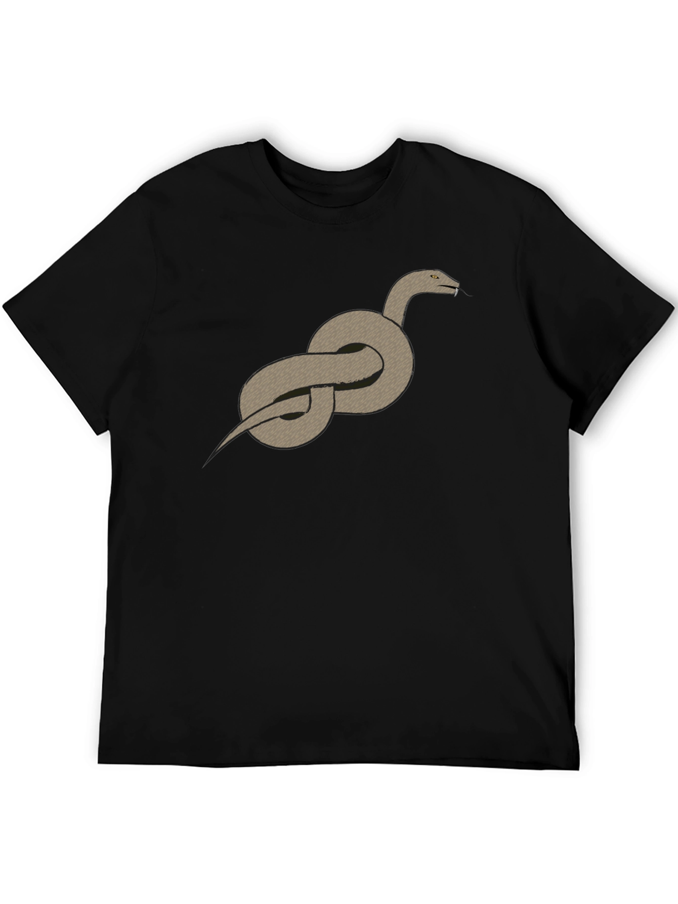Snake Knot Graphic Tee - Casual Style