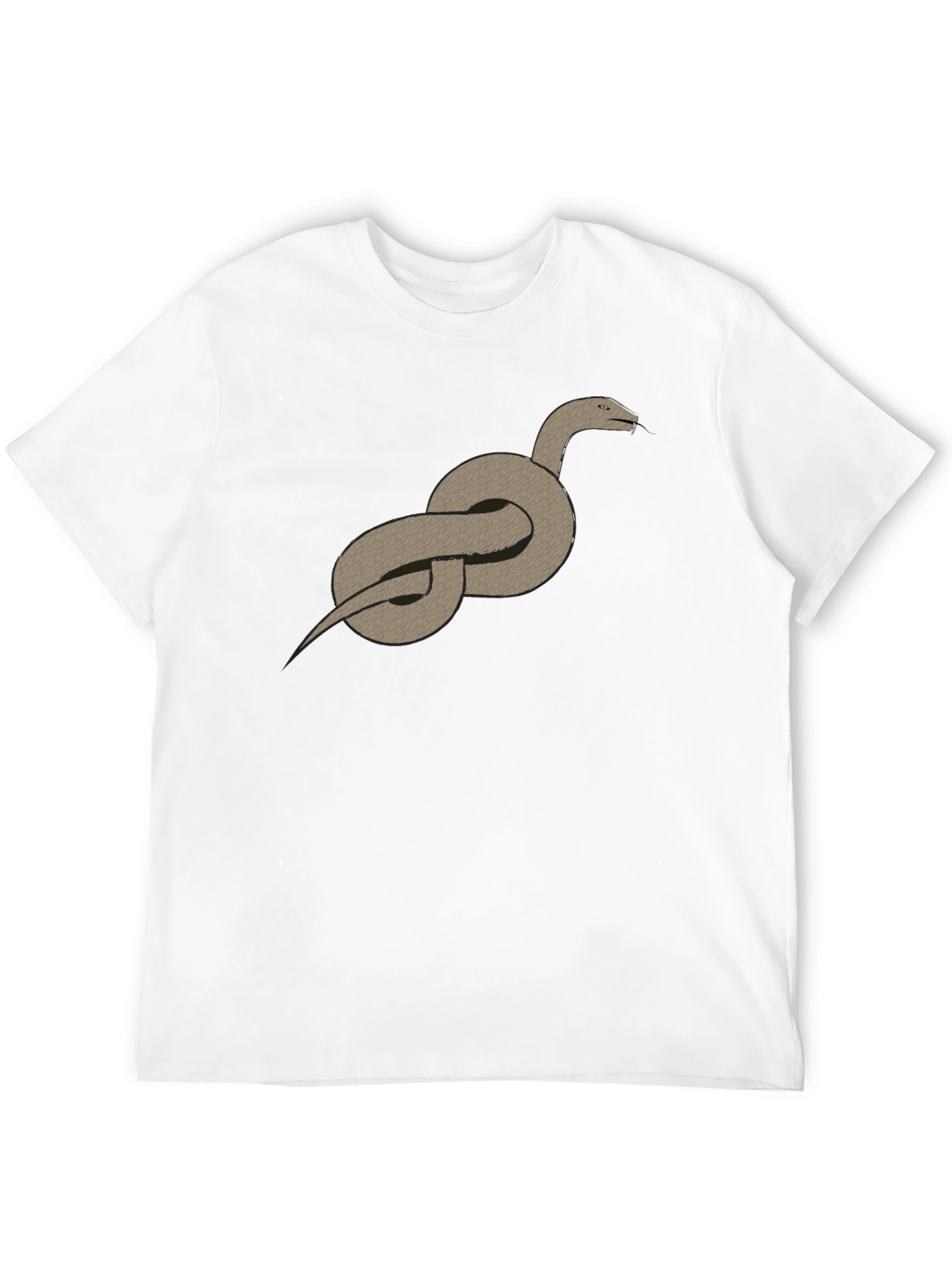 Snake Knot Graphic Tee - Casual Style