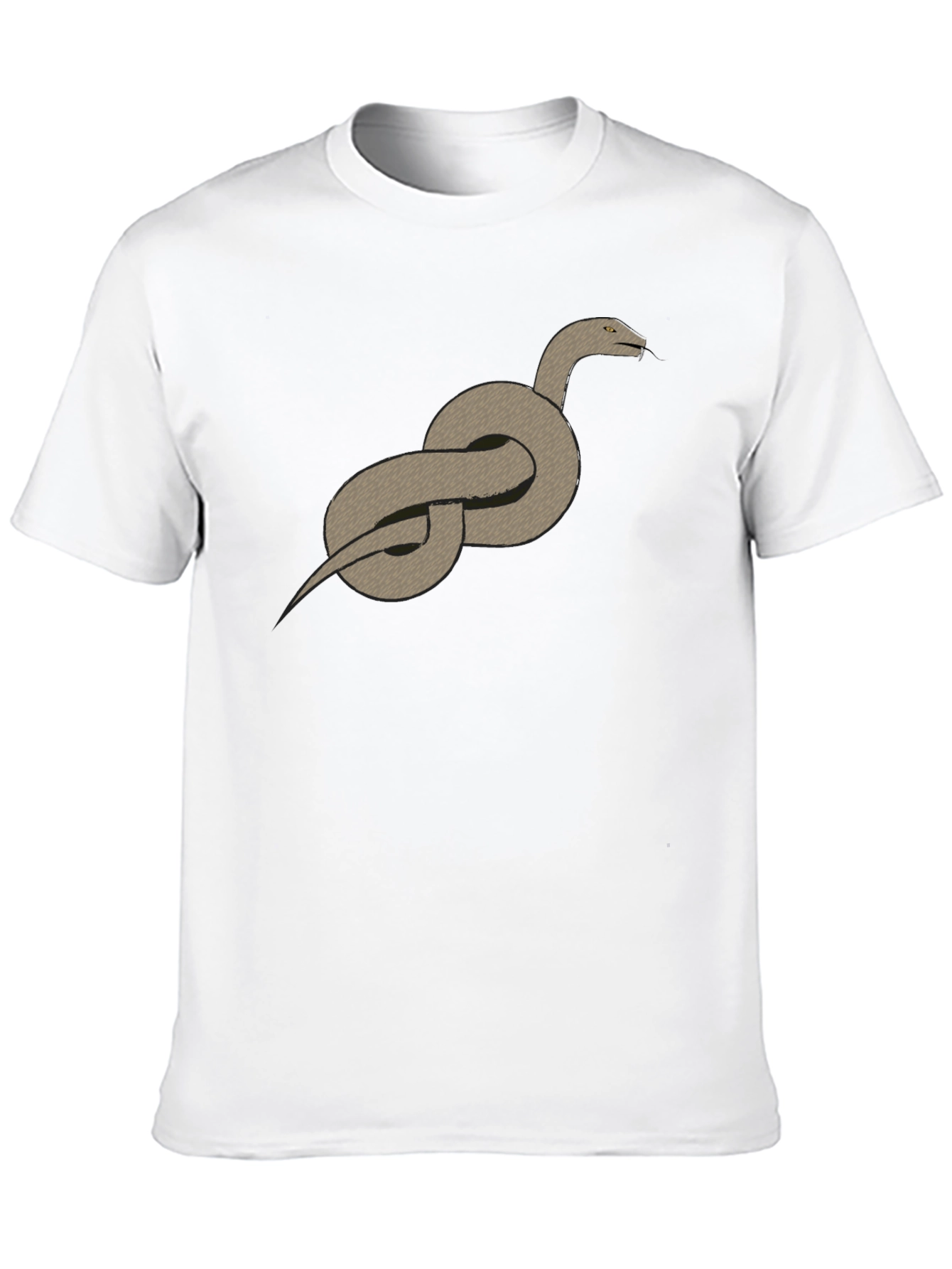 Snake Knot Graphic Tee - Casual Style