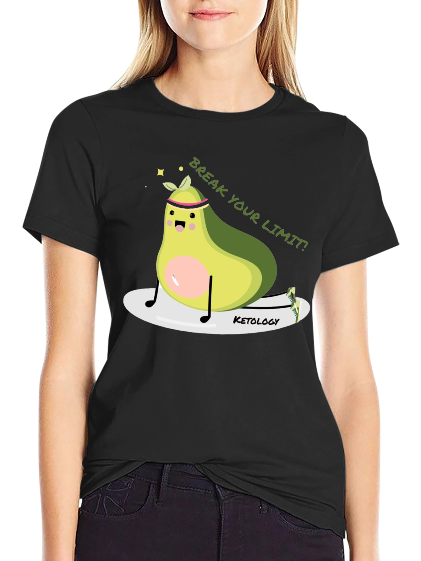 Avocado Gym T-Shirt - Break Your Limit!