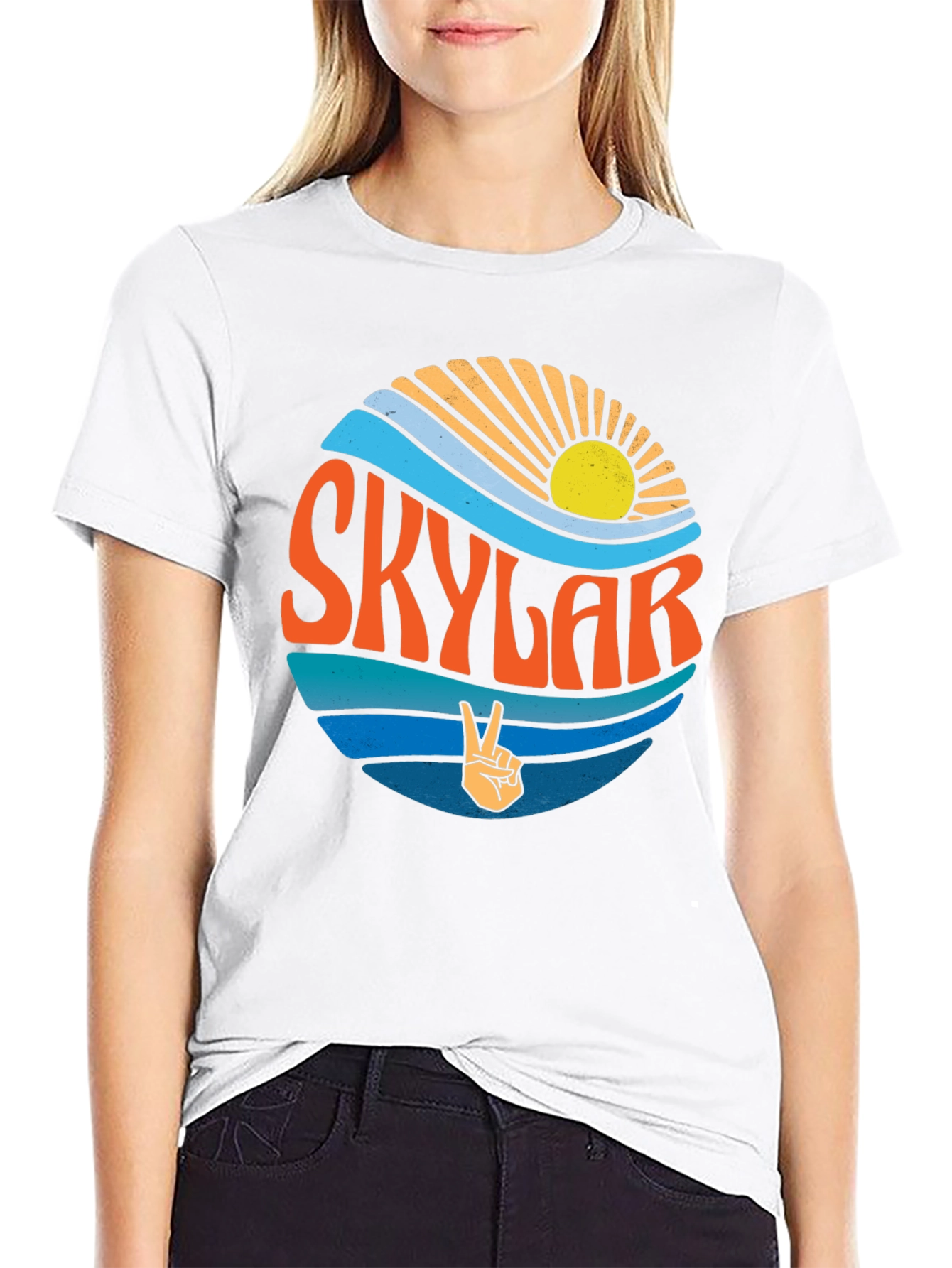 Skylar Retro Wave Graphic Tee