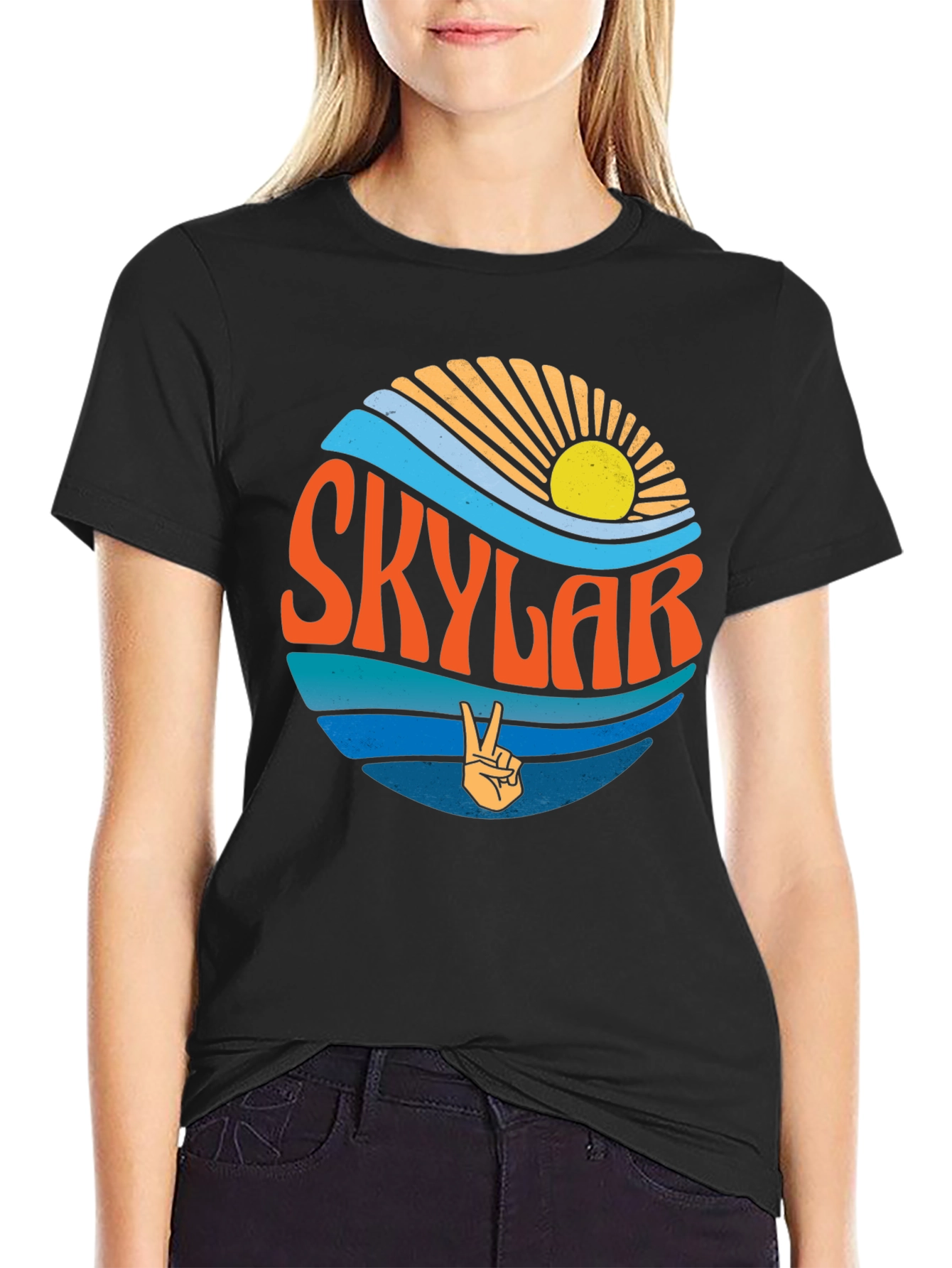 Skylar Retro Wave Graphic Tee