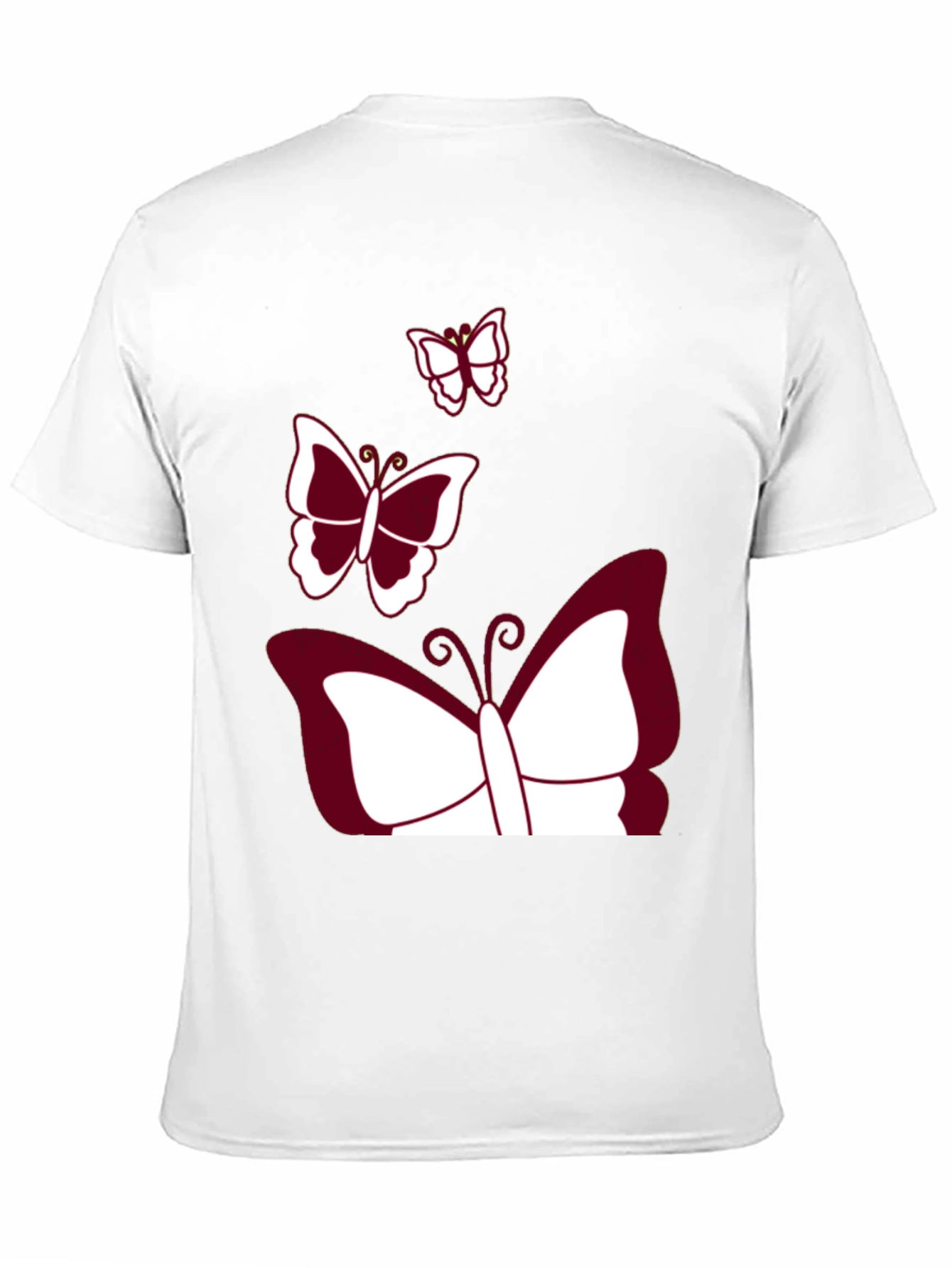 Butterfly Graphic Print Tee - Black