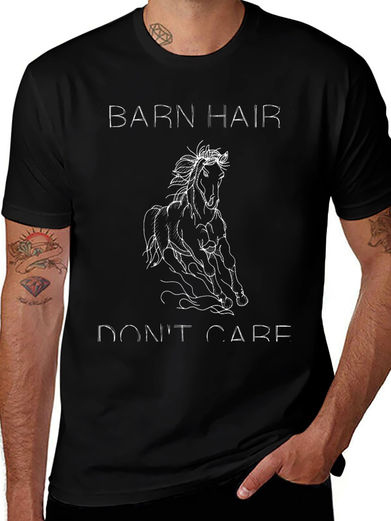 Barn Hair Dont Care Graphic Tee