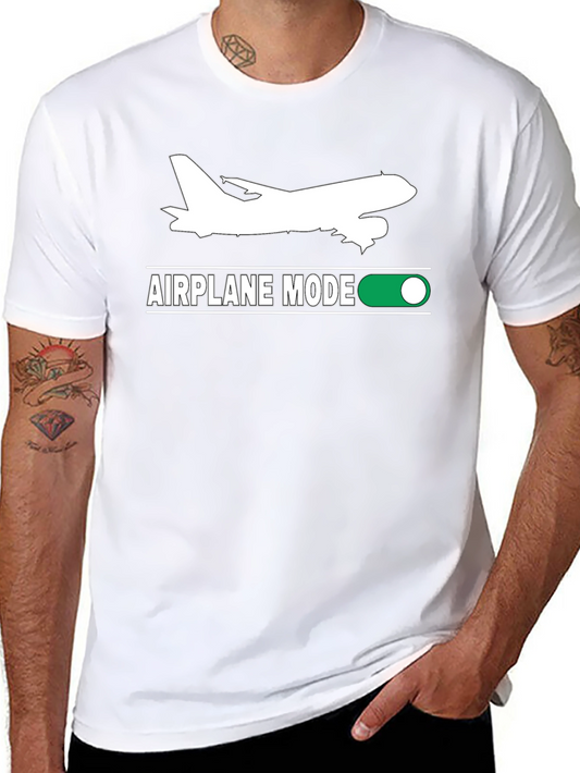 Airplane Mode Graphic Tee - Relax & Unwind