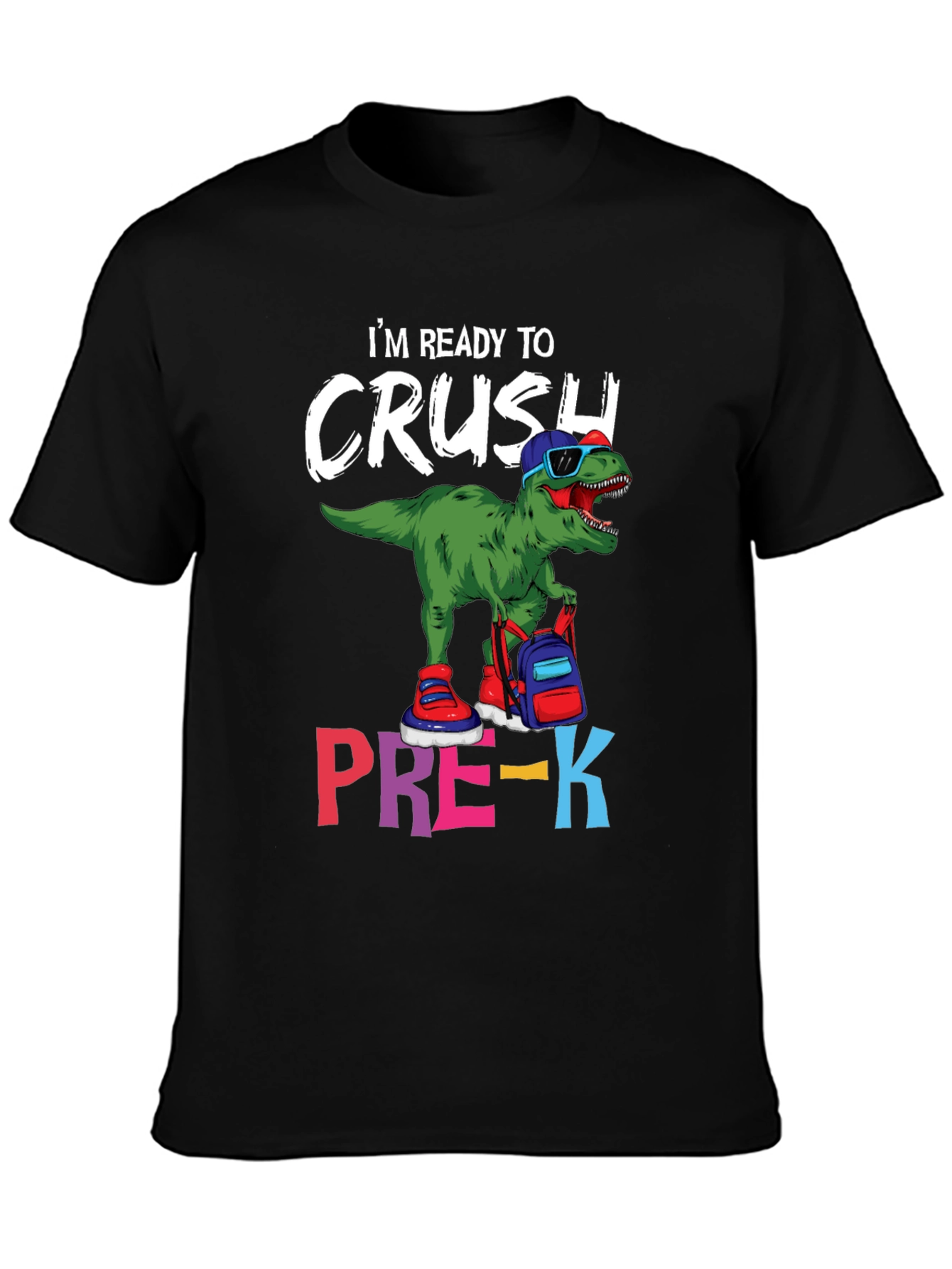 Ready to Crush Pre-K Dinosaur T-Shirt