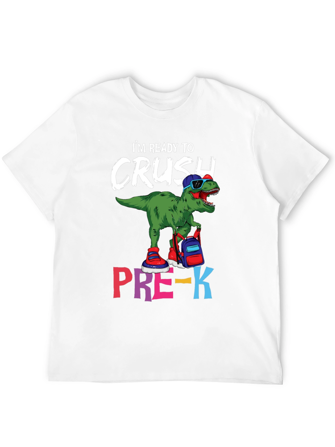 Ready to Crush Pre-K Dinosaur T-Shirt