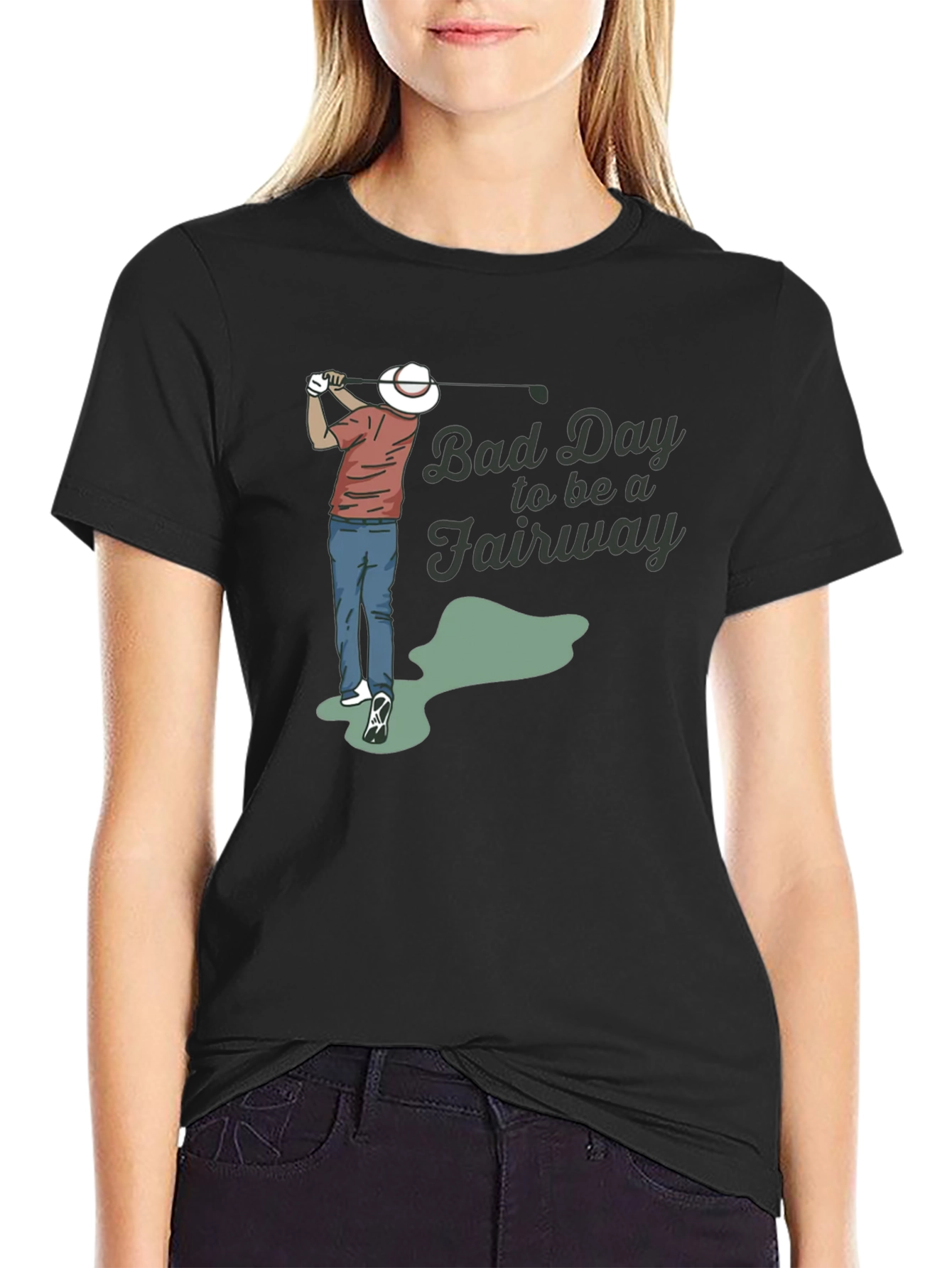 Bad Day To Be A Fairway Golf T-Shirt
