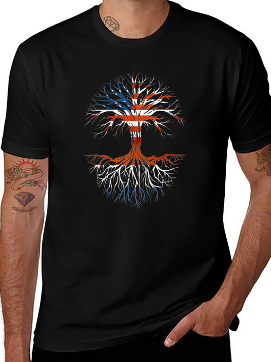 American Roots Tree Graphic T-Shirt