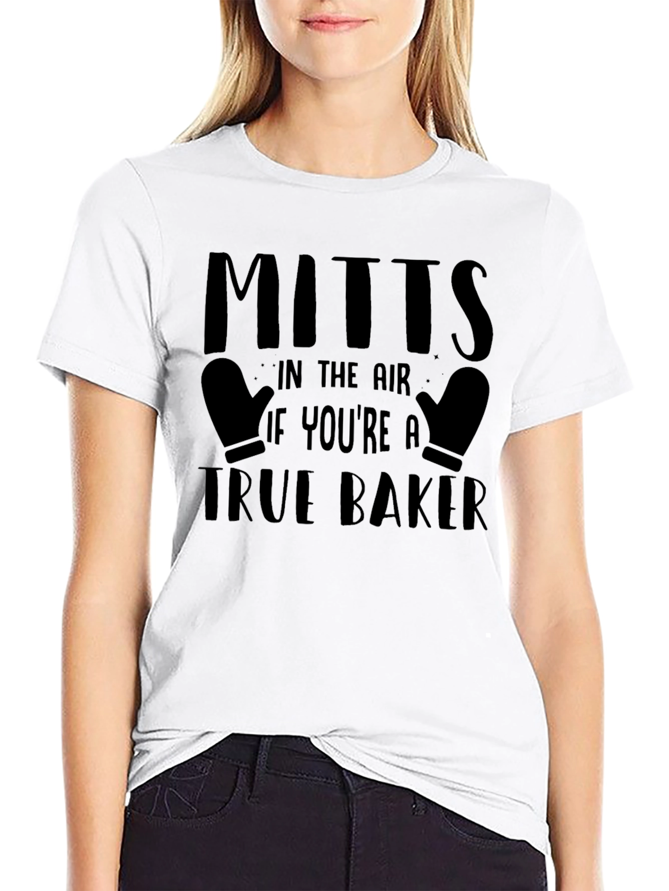 True Baker Mitts Graphic Tee - Baking Lover Shirt