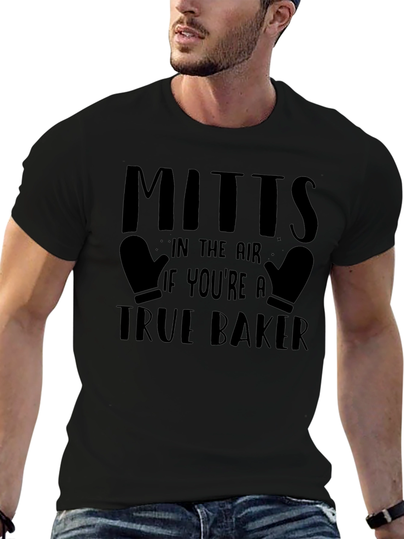 True Baker Mitts Graphic Tee - Baking Lover Shirt