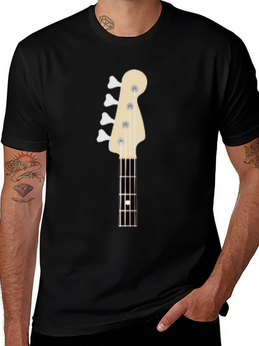 Bass Guitar Headstock Graphic T-Shirt