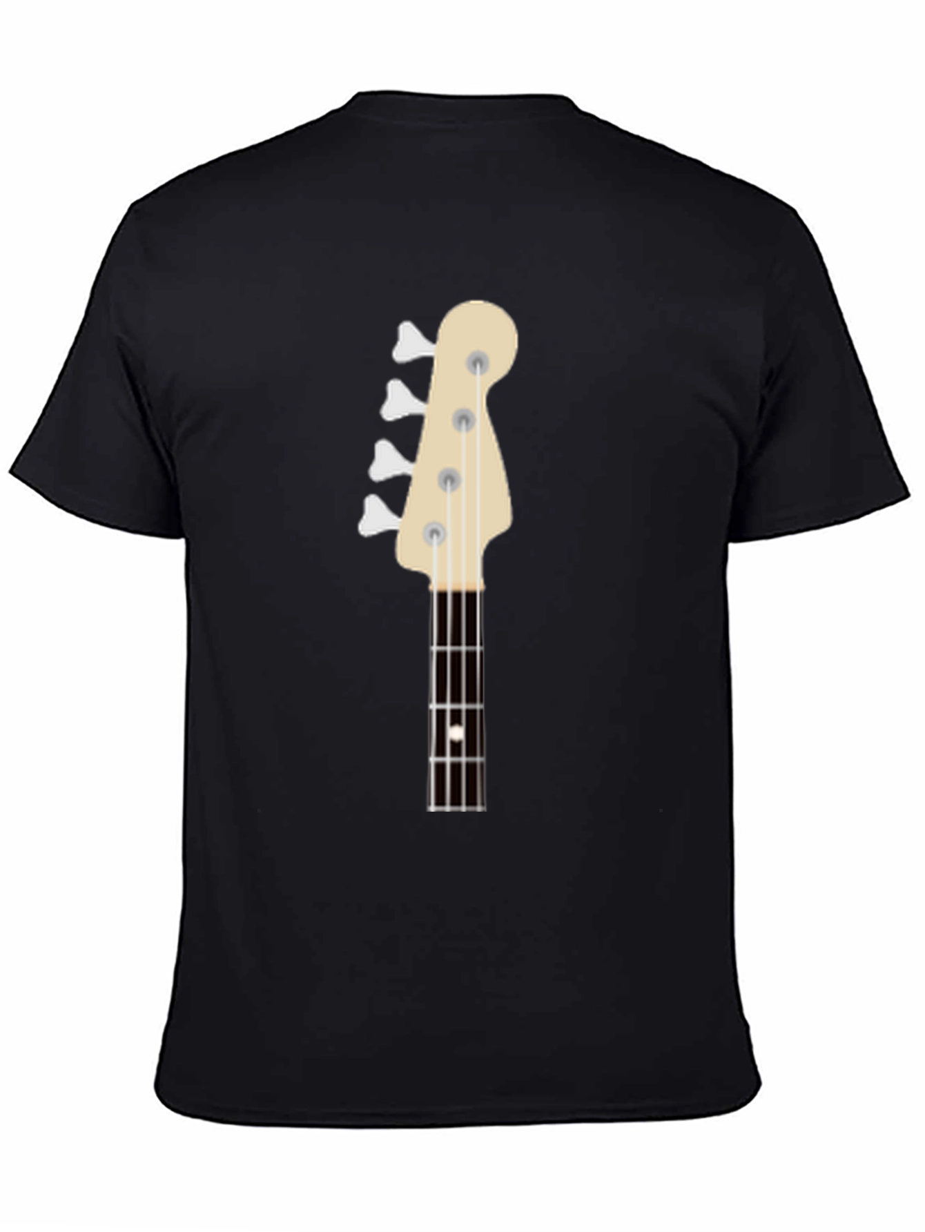 Bass Guitar Headstock Graphic T-Shirt