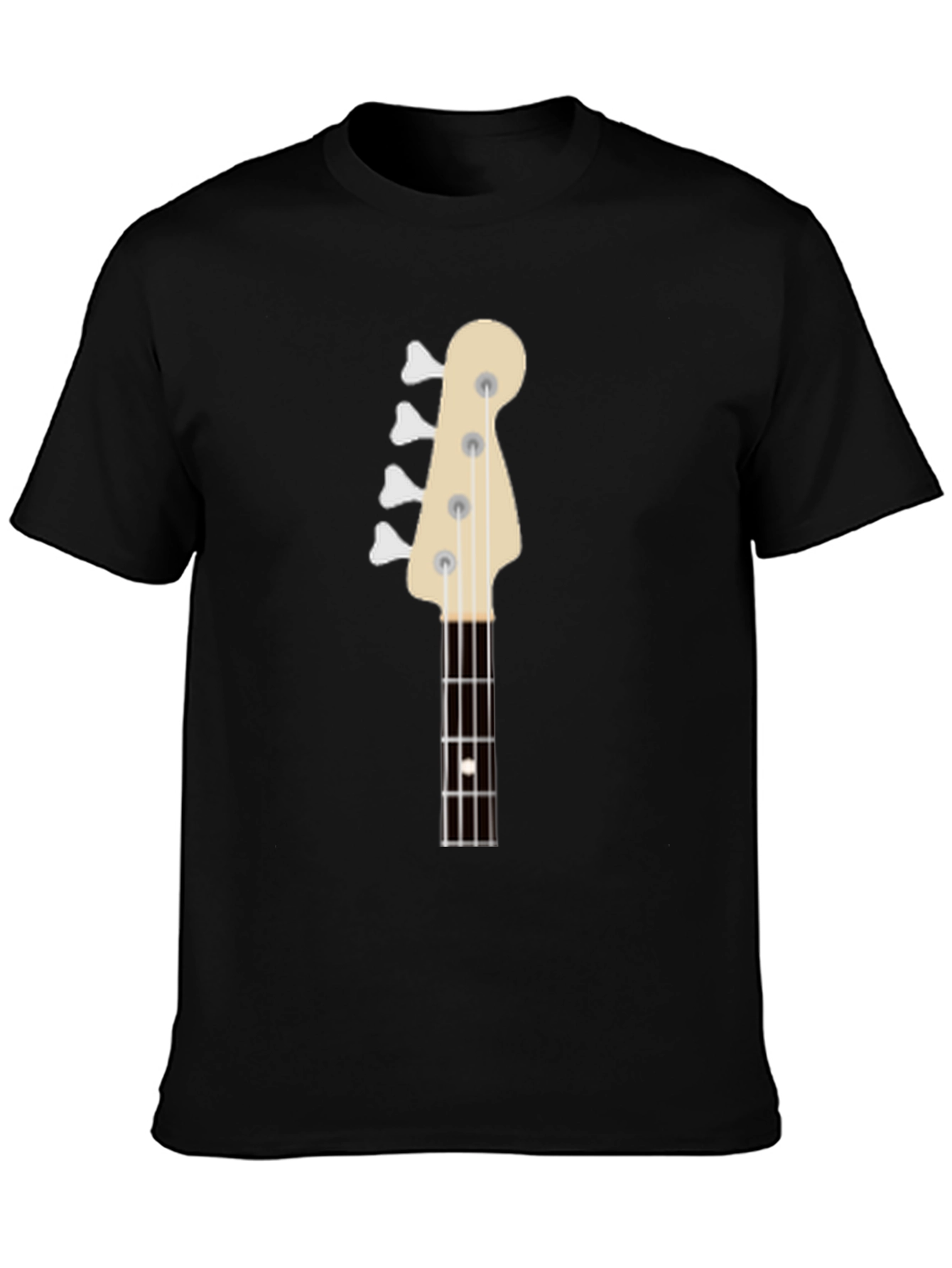 Bass Guitar Headstock Graphic T-Shirt