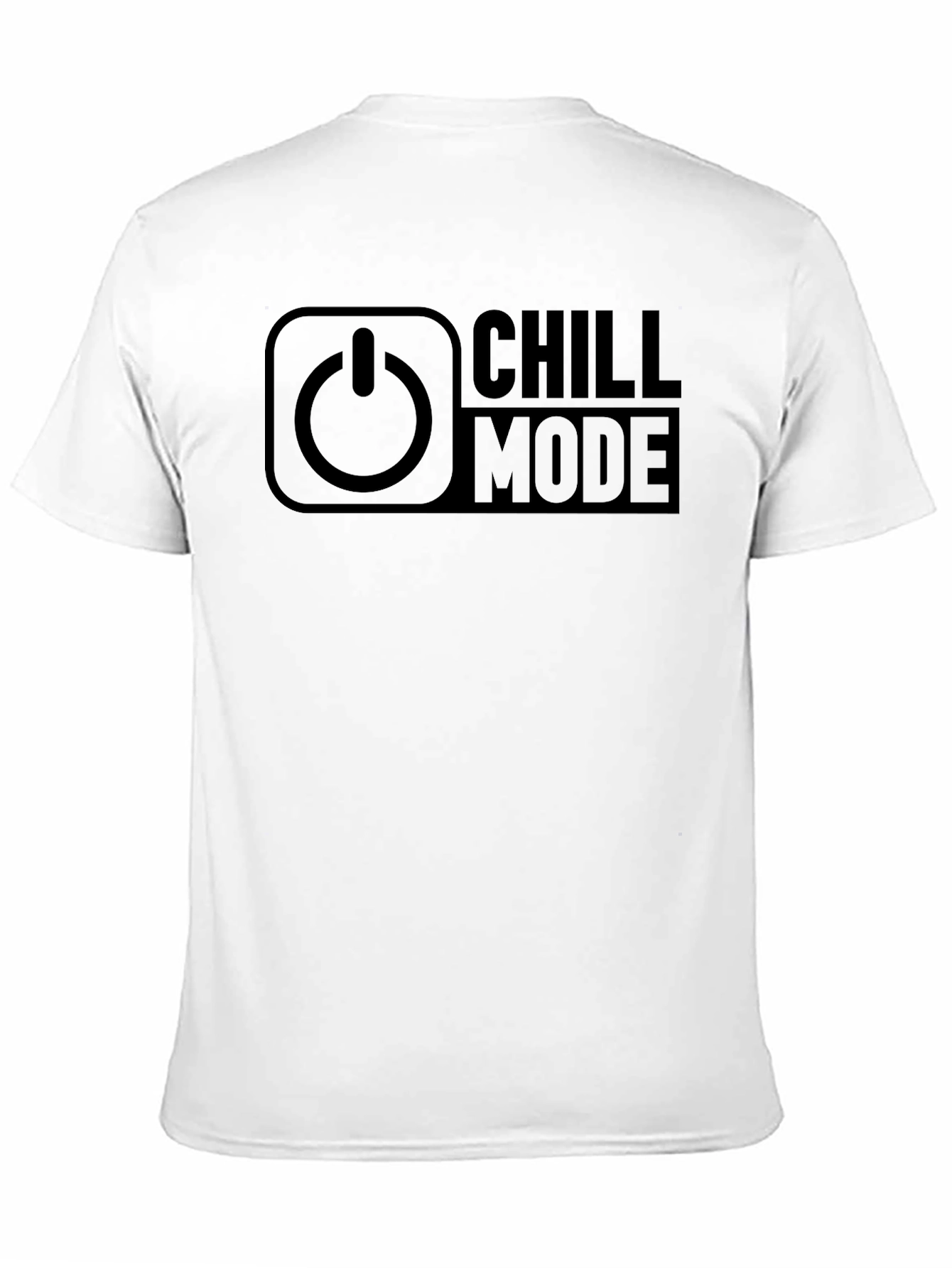 Chill Mode Black Graphic Tee - Relax & Unwind