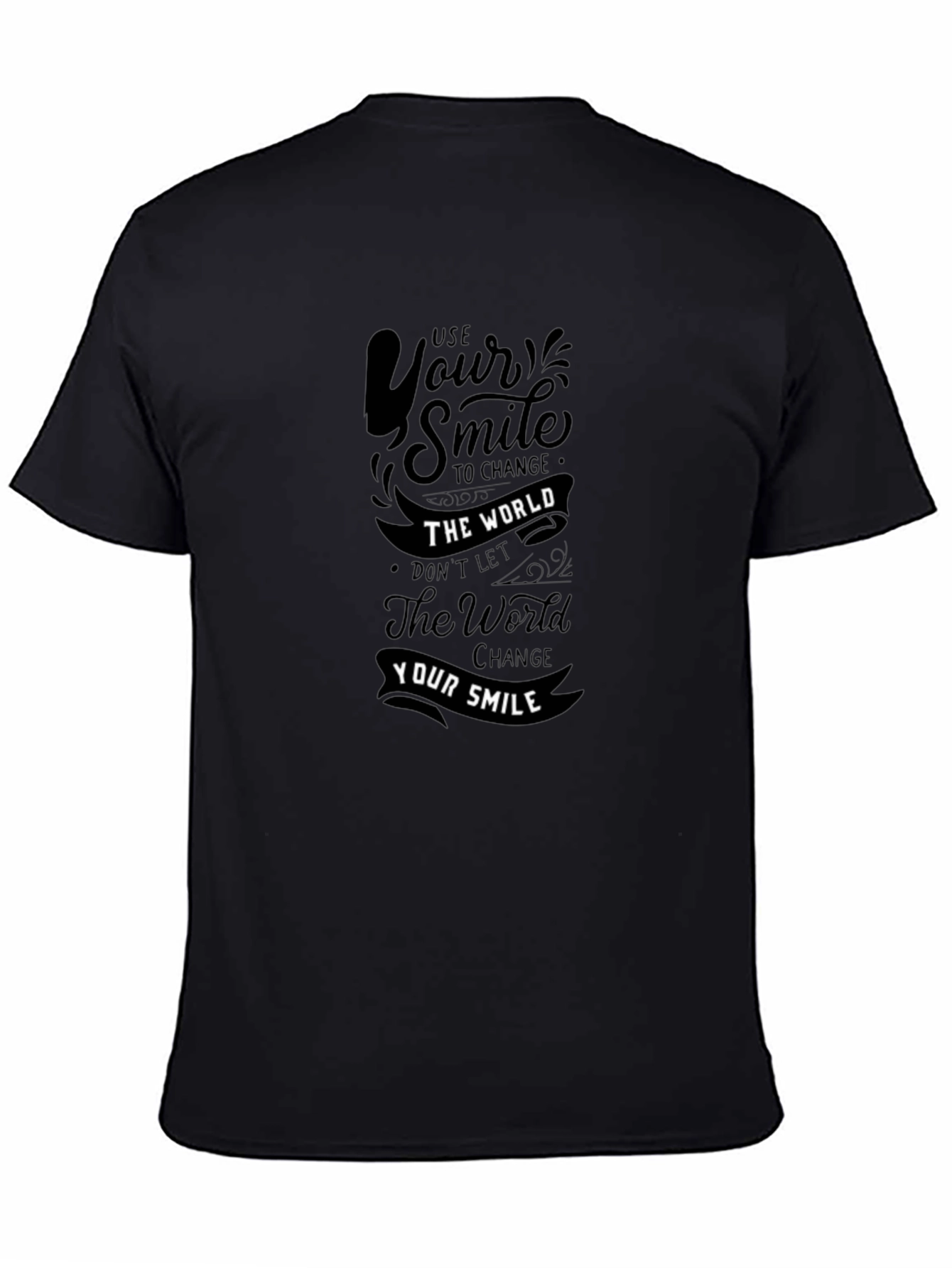 Use Your Smile Graphic Print T-Shirt