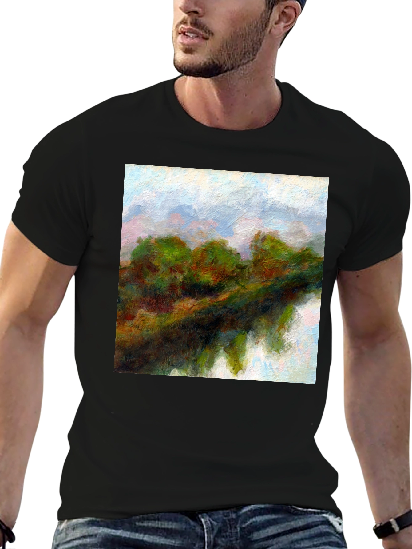 Abstract Landscape Graphic Tee