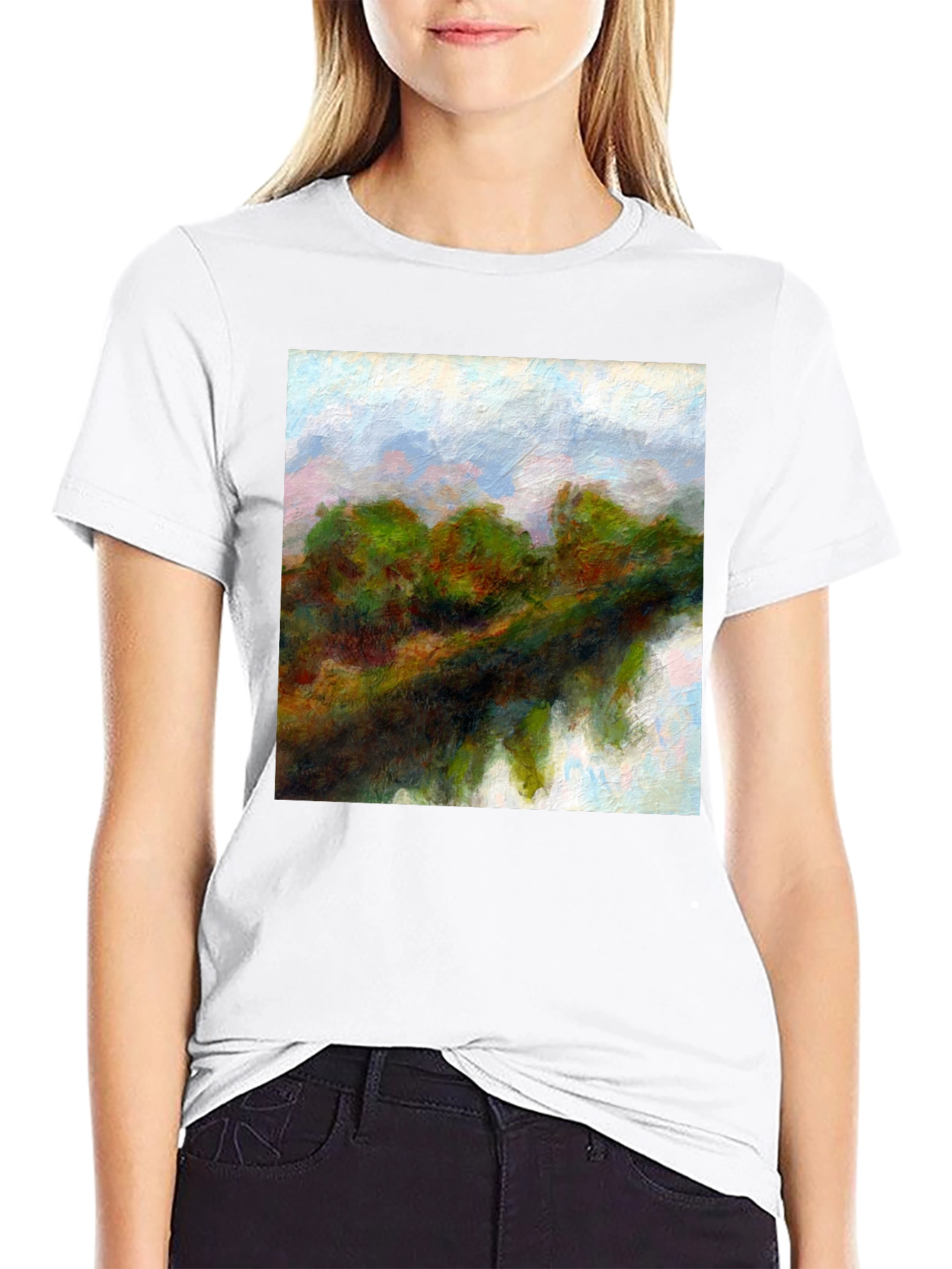 Abstract Landscape Graphic Tee