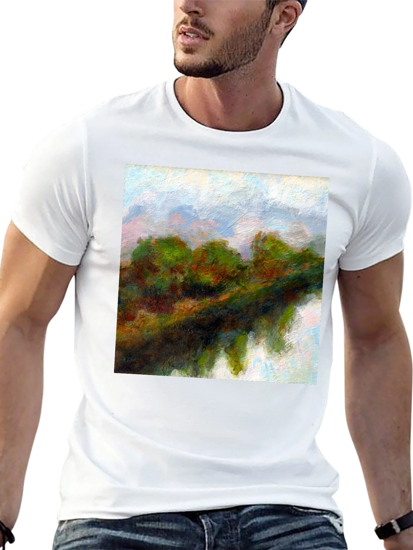 Abstract Landscape Graphic Tee