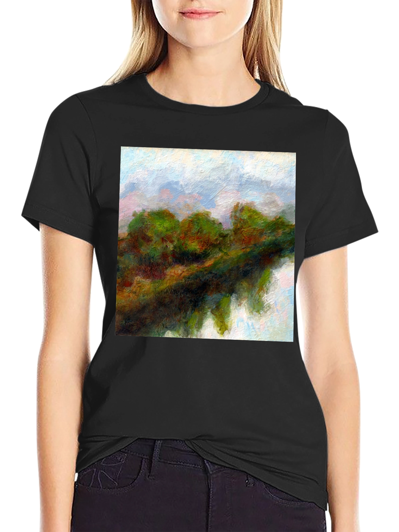 Abstract Landscape Graphic Tee