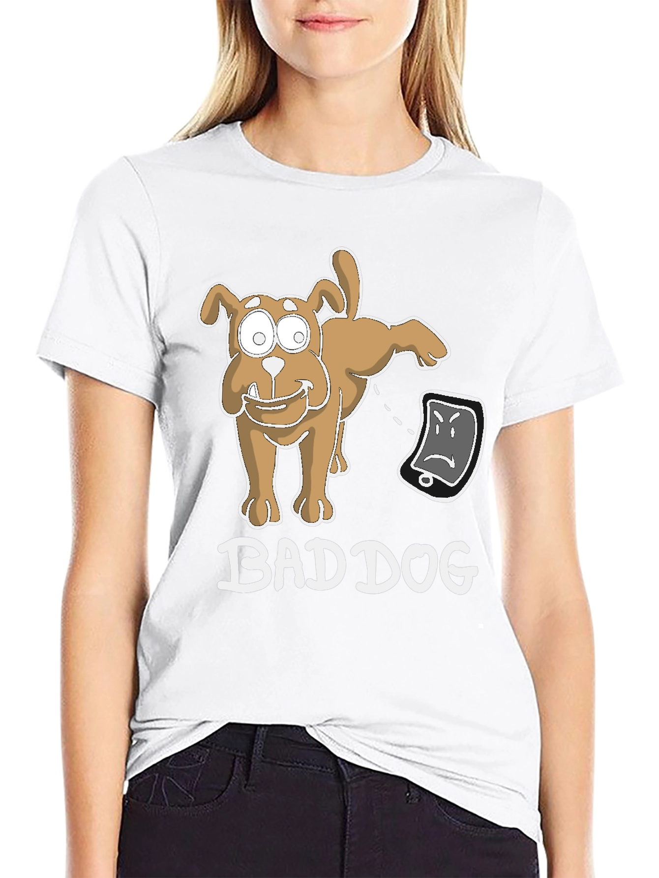 Bad Dog Funny T-Shirt