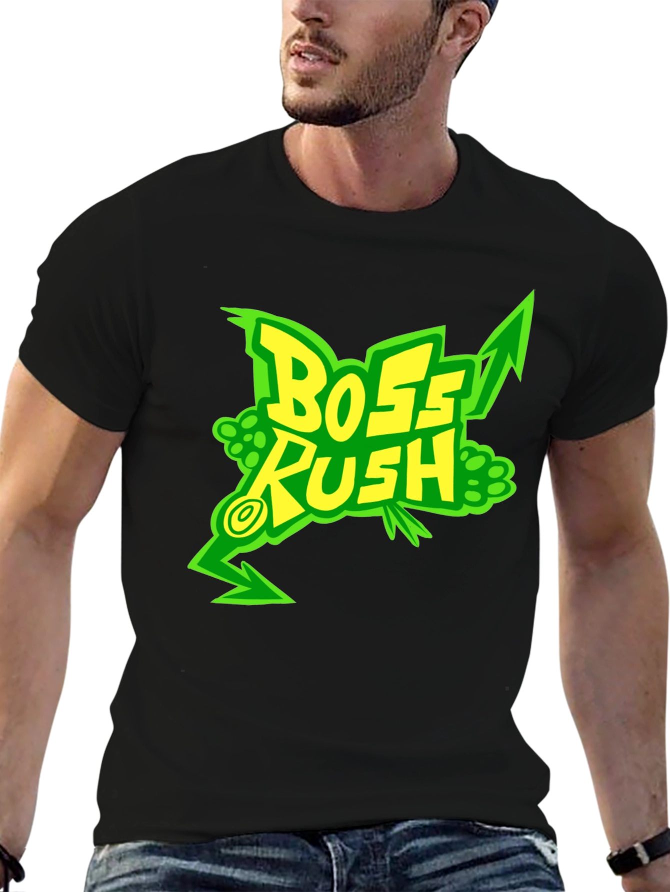 Boss Kush Graphic Print Black T-Shirt