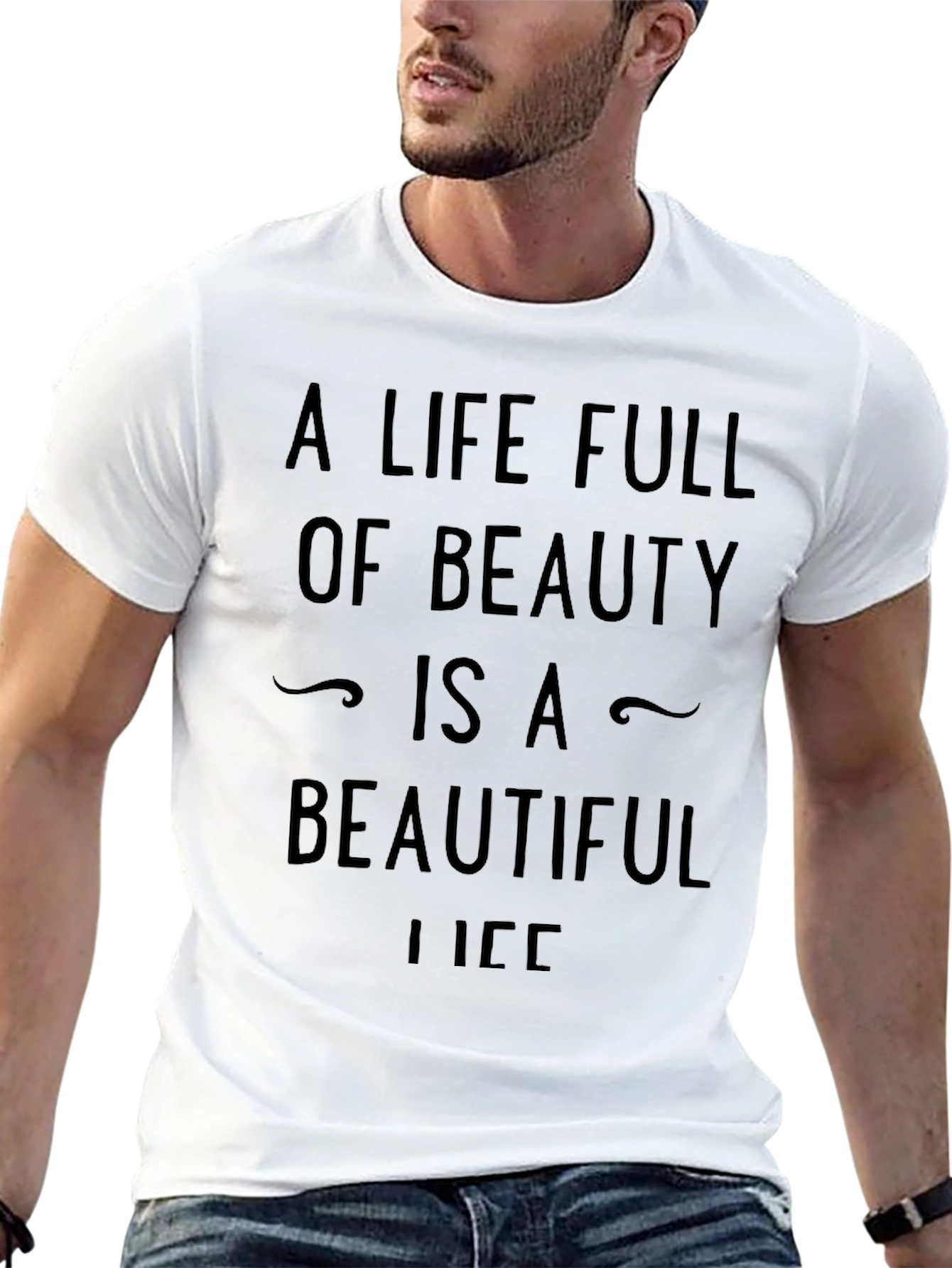 Beauty Life Graphic Tee - Stylish Unisex T-Shirt