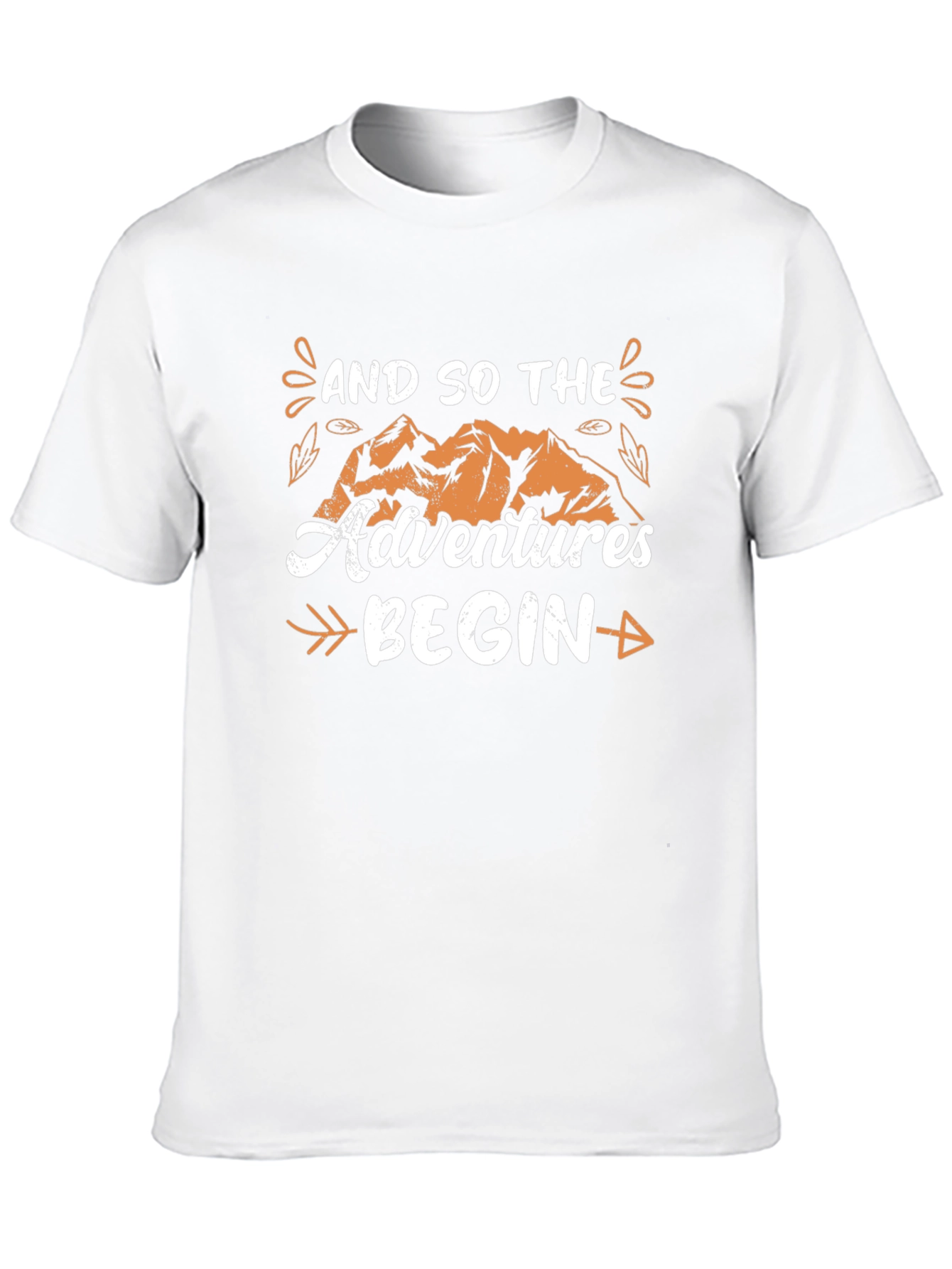Adventures Begin Graphic Tee - Black