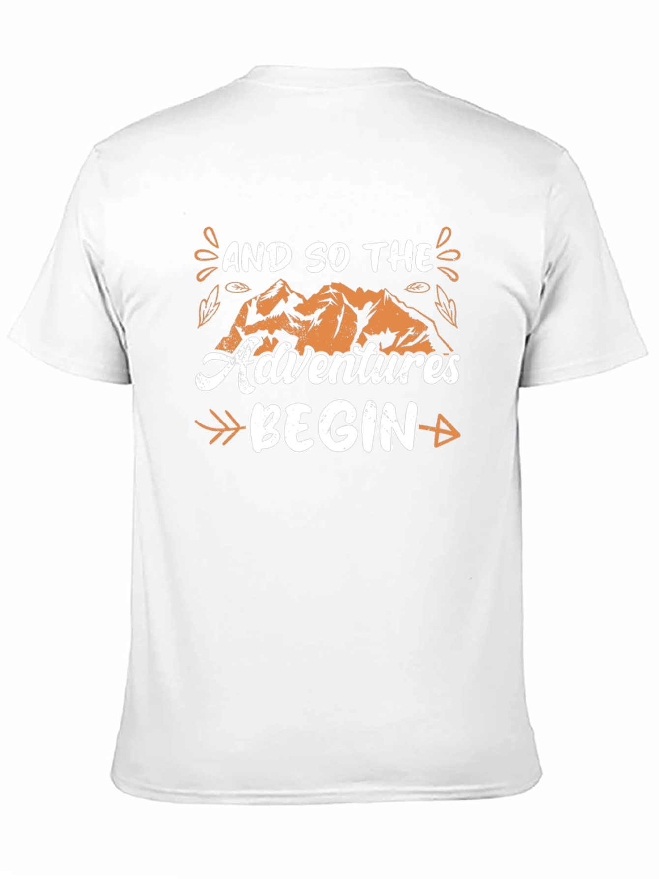 Adventures Begin Graphic Tee - Black
