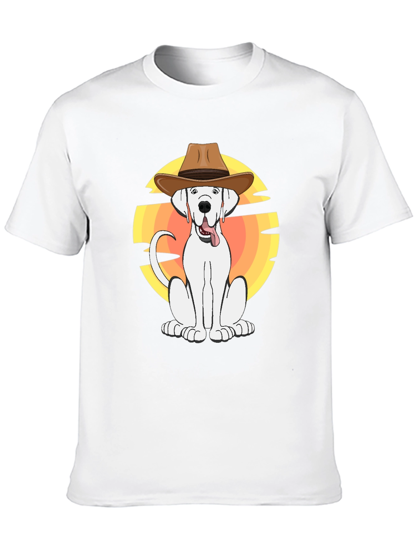 Cowboy Dog Graphic T-Shirt