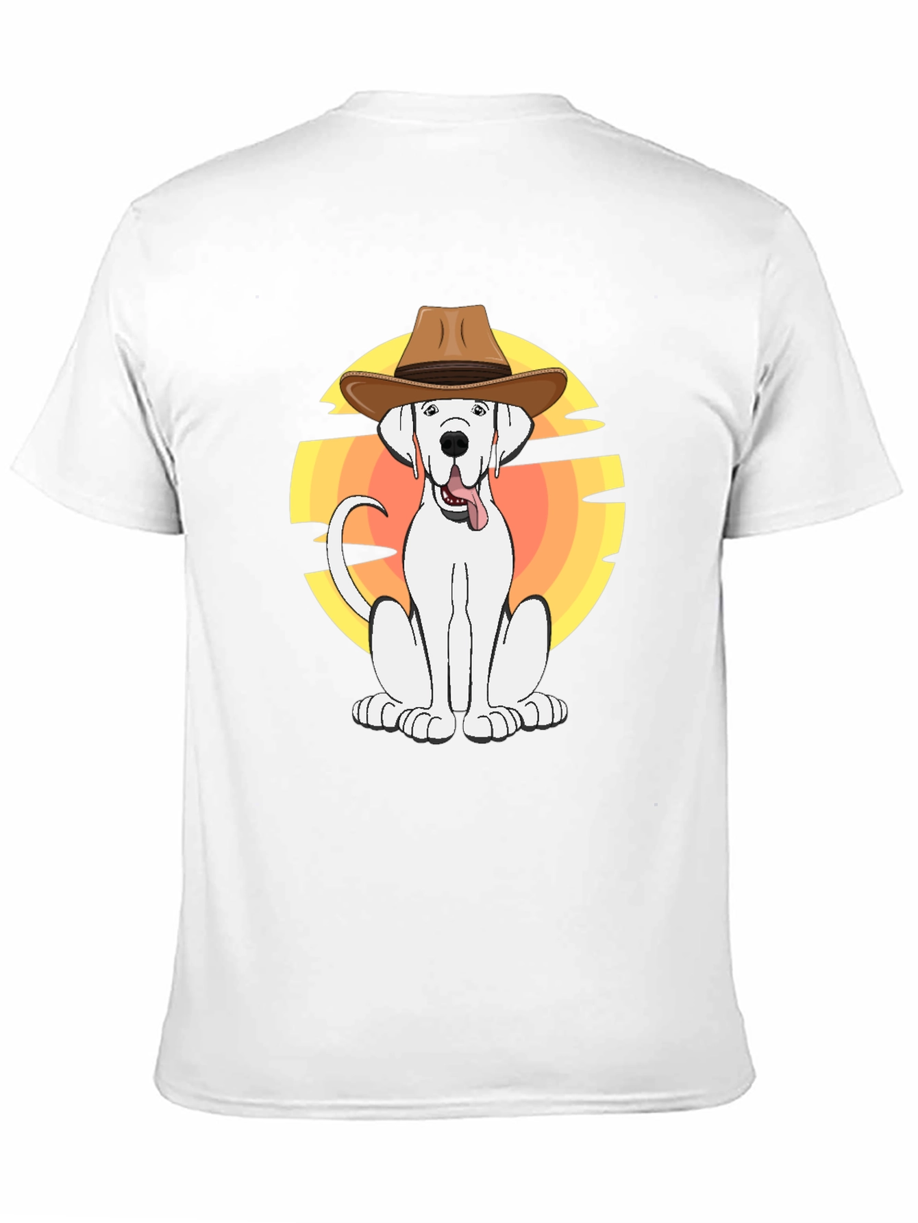 Cowboy Dog Graphic T-Shirt