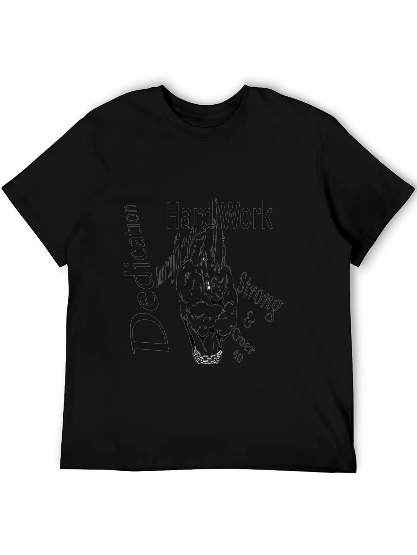 Statement Black Graphic Tee