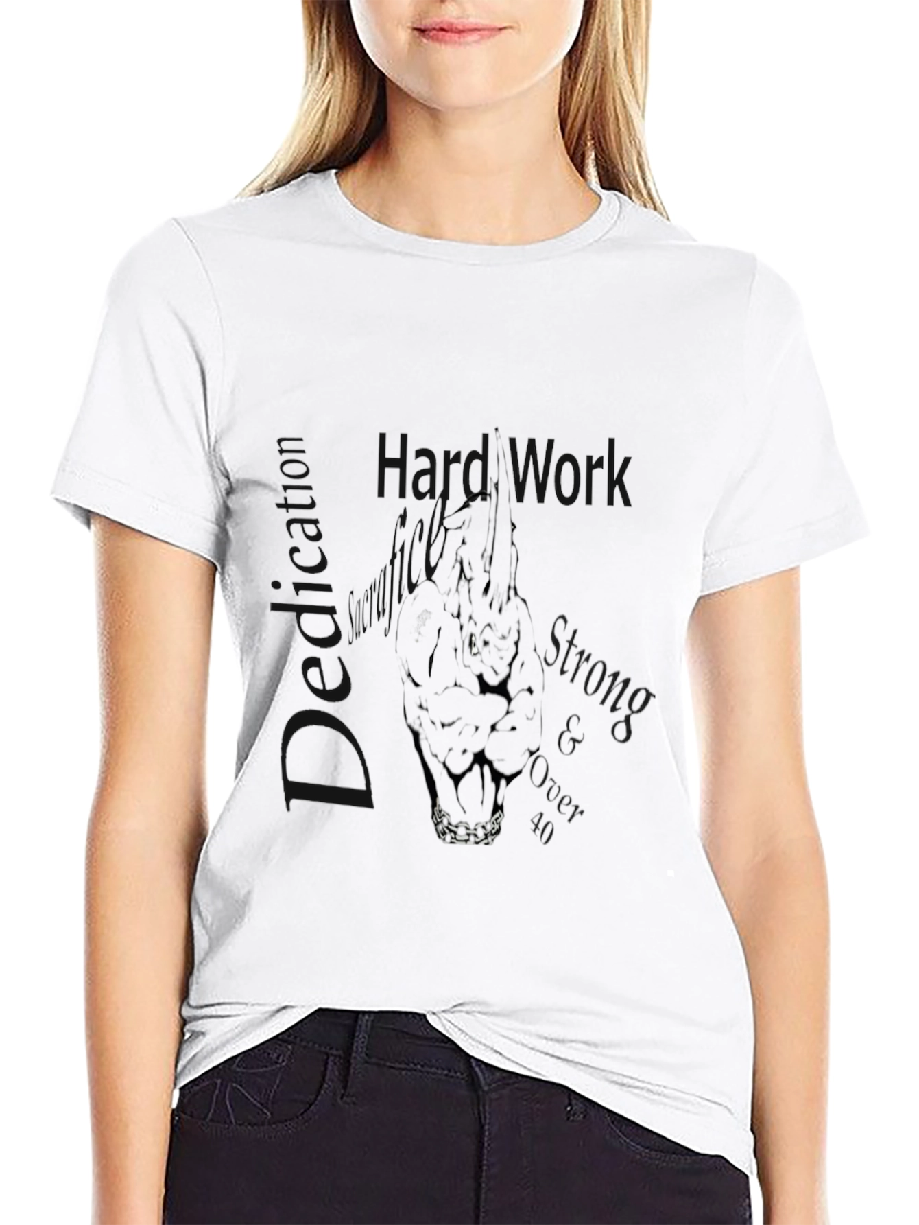 Statement Black Graphic Tee