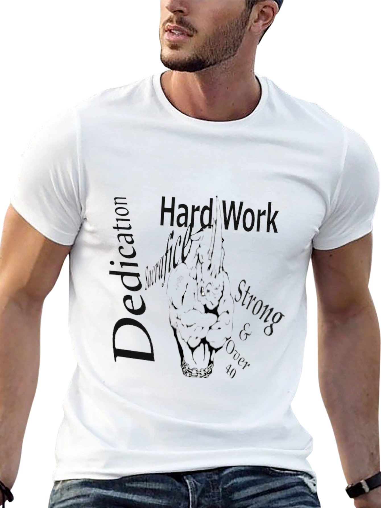 Statement Black Graphic Tee