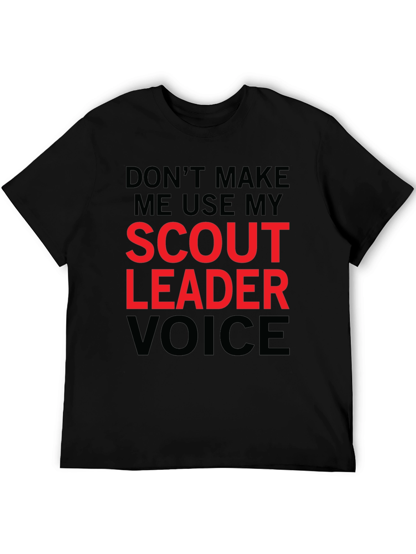 Scout Leader Voice Graphic Tee - Funny Mens T-Shirt