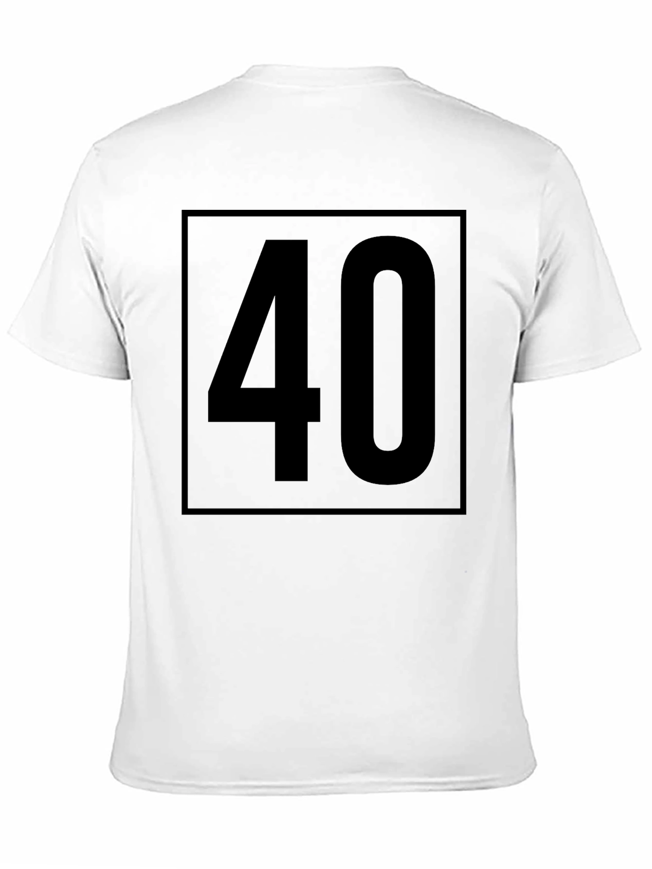 40th Birthday T-Shirt - Black Graphic Tee