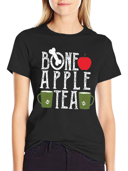 Bone Apple Tea Funny Graphic T-Shirt