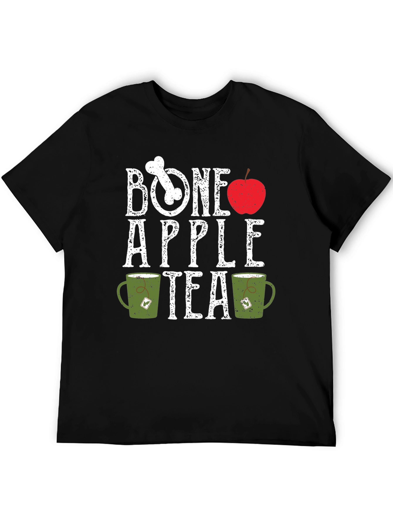 Bone Apple Tea Funny Graphic T-Shirt