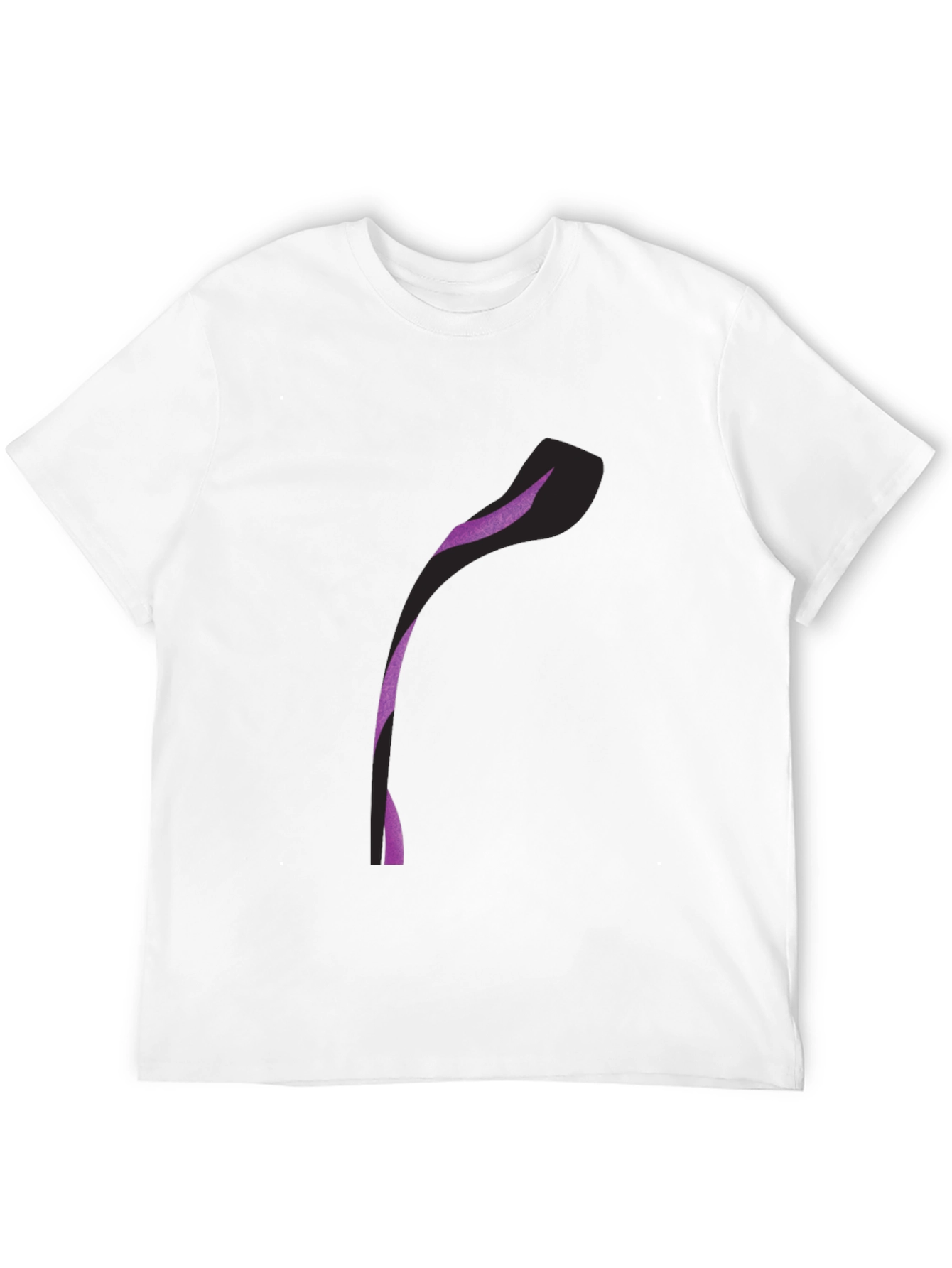 Abstract Design Black T-Shirt