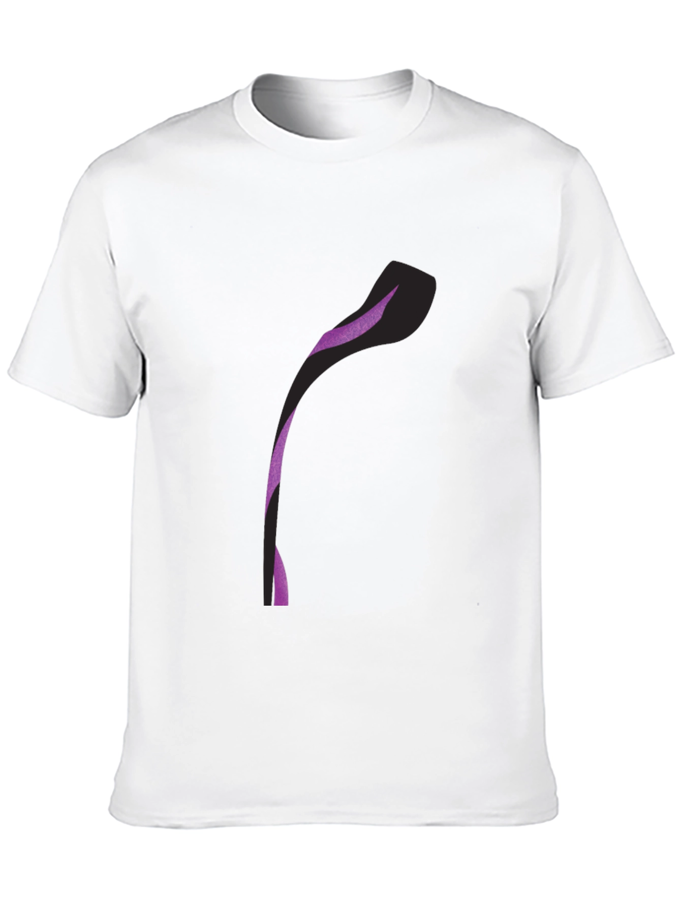 Abstract Design Black T-Shirt