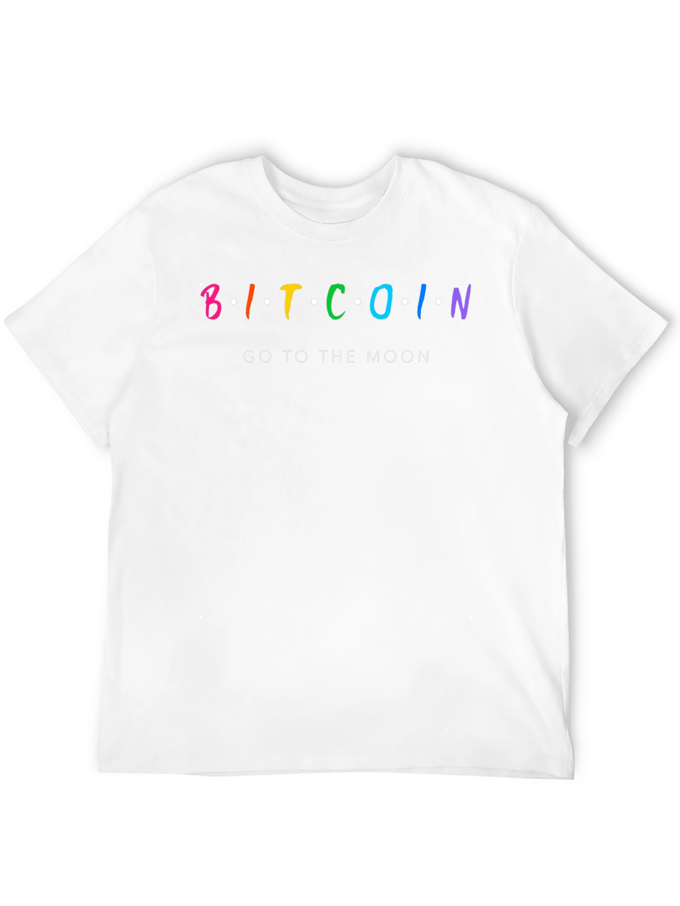 Bitcoin Go To The Moon Black T-Shirt