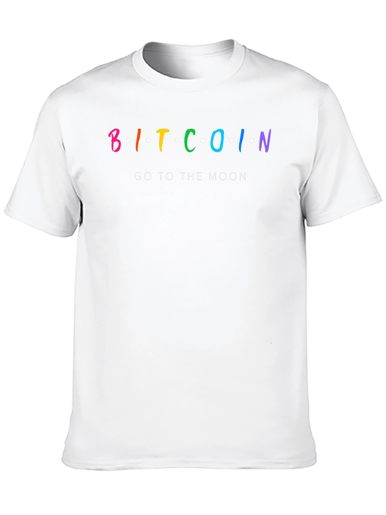 Bitcoin Go To The Moon Black T-Shirt