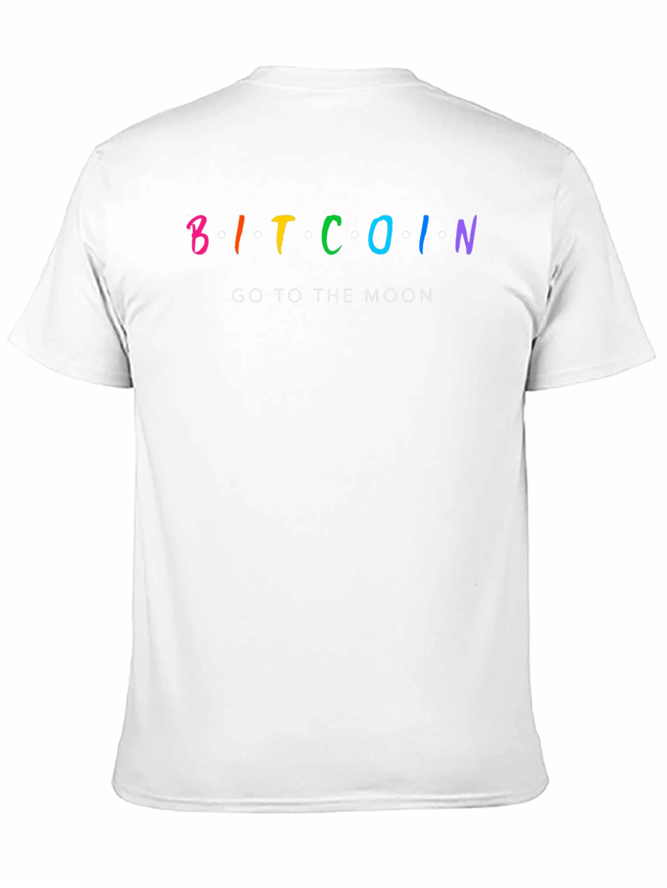 Bitcoin Go To The Moon Black T-Shirt